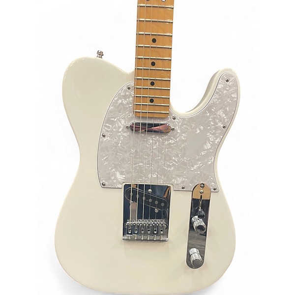 Used Fender 75th anniversary telecaster Olympic White Solid Body Electric Guitar