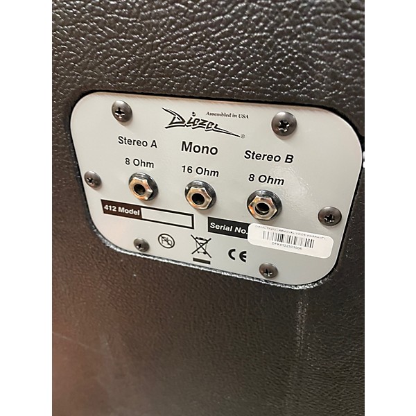 Used Diezel FRONTLOADED 4X12 400W Guitar Cabinet
