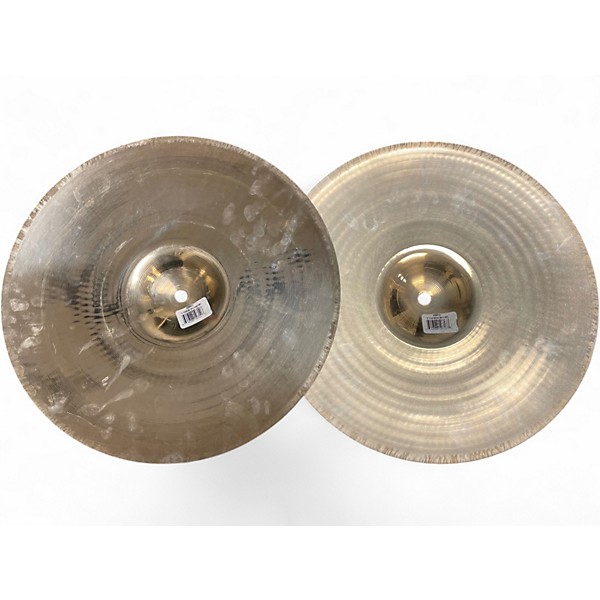 Used Zildjian 14in A Custom Hi Hat Pair Cymbal