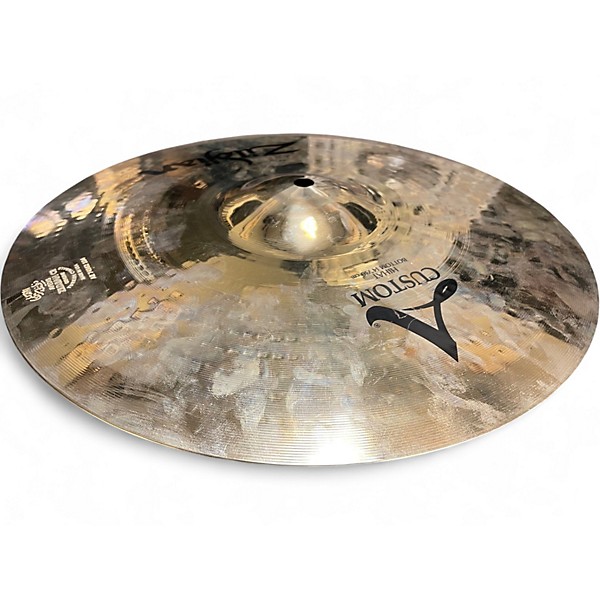 Used Zildjian 14in A Custom Hi Hat Pair Cymbal