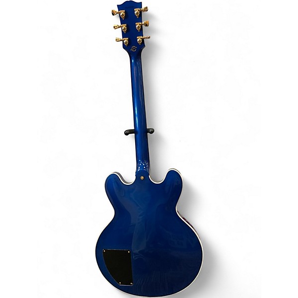 Used 2012 Gibson BB King Signature Lucille anniversary sapphire blue Hollow Body Electric Guitar