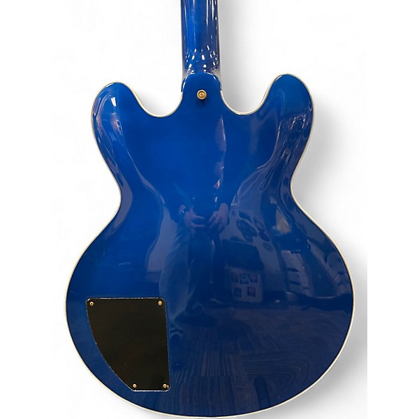 Used 2012 Gibson BB King Signature Lucille anniversary sapphire blue Hollow Body Electric Guitar