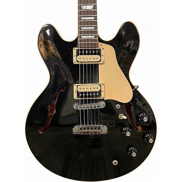 Vintage 1981 Gibson ES369 Ebony Hollow Body Electric Guitar
