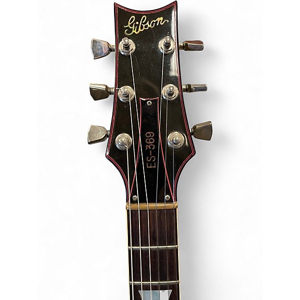 Vintage 1981 Gibson ES369 Ebony Hollow Body Electric Guitar