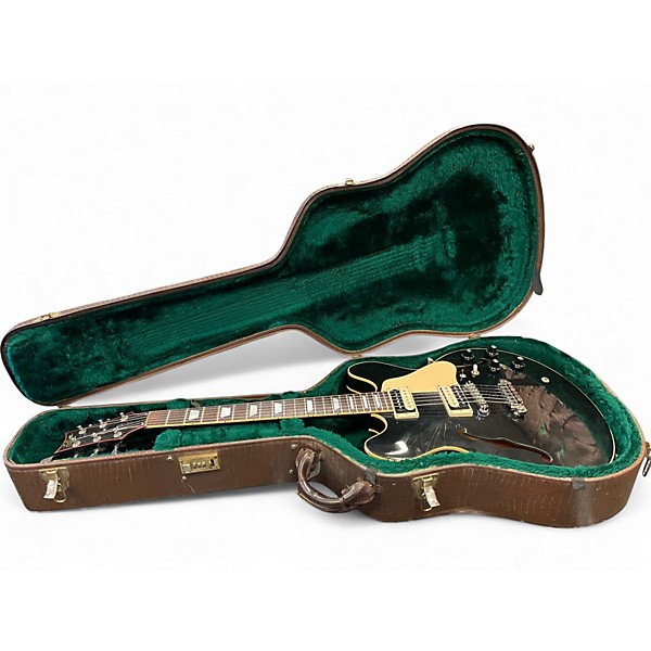 Vintage 1981 Gibson ES369 Ebony Hollow Body Electric Guitar