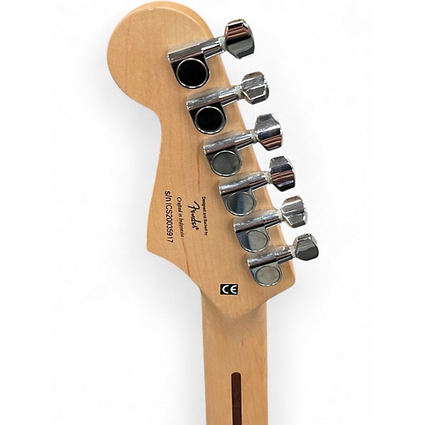 Used Squier Affinity Stratocaster Black and White Solid Body Electric Guitar