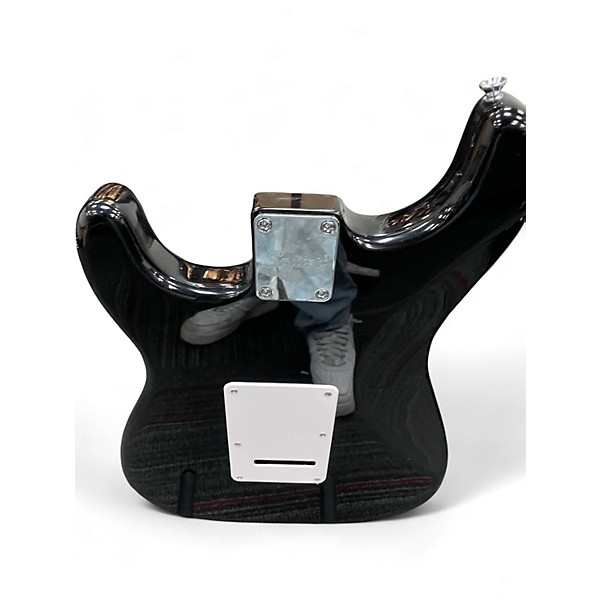 Used Squier Affinity Stratocaster Black and White Solid Body Electric Guitar