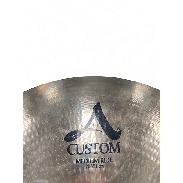 Used Zildjian 20in A Custom Medium Ride Cymbal