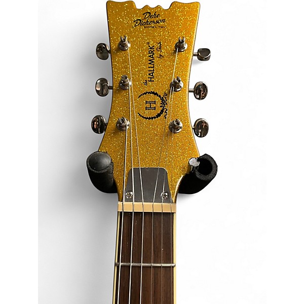 Used Hallmark DEKE DICKERSON MODEL TWO GOLD SPARKLE Solid Body Electric Guitar