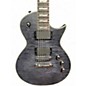 Used ESP LTD EC401 Trans Black Solid Body Electric Guitar