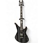 Used Schecter Guitar Research Synyster Gates Signature Custom Black with Silver Pinstripes Solid Body Electric Guitar thumbnail