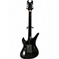 Used Schecter Guitar Research Synyster Gates Signature Custom Black with Silver Pinstripes Solid Body Electric Guitar