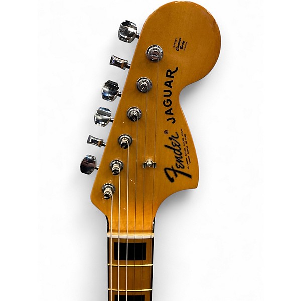 Used Fender Vintera II 70s Jaguar Black Solid Body Electric Guitar