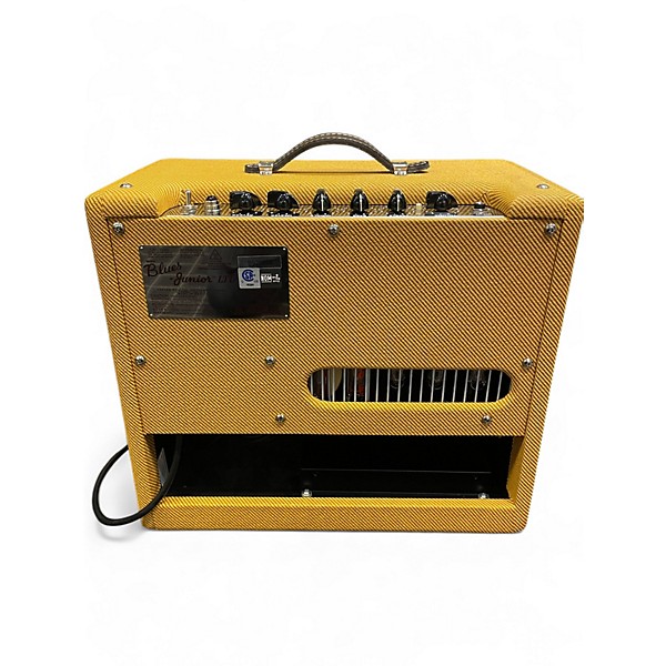 Used Fender Blues Junior Lacquered Tweed Tube Guitar Combo Amp