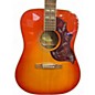 Used Epiphone Hummingbird Pro 2 Color Sunburst Acoustic Electric Guitar