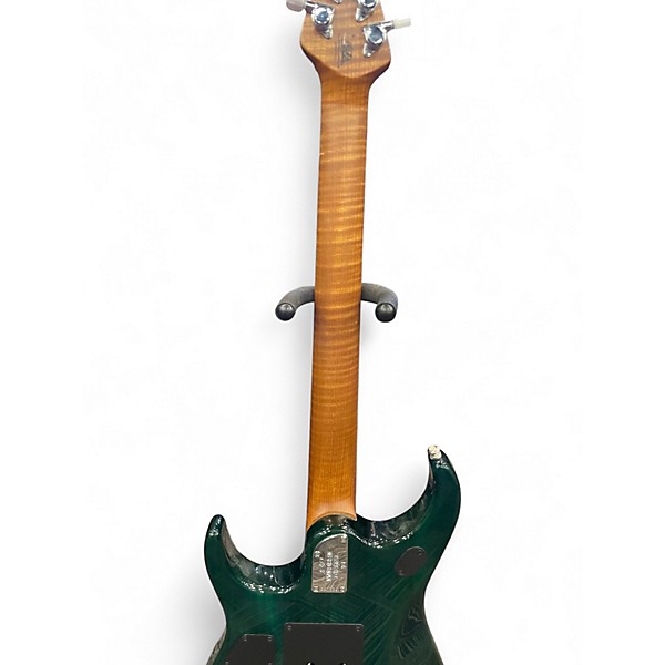 Used Ernie Ball jp15 green flame top Solid Body Electric Guitar