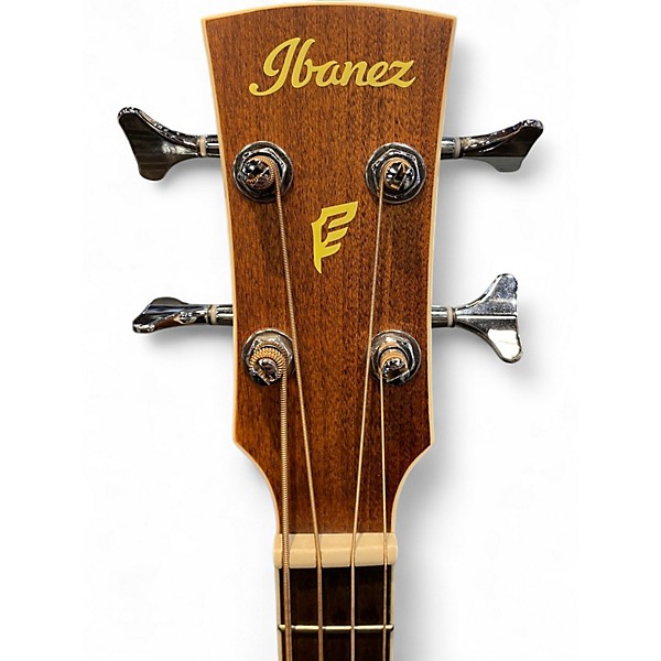 Used Ibanez PNB14E Natural Acoustic Bass Guitar