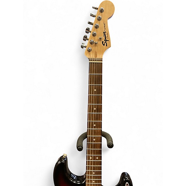 Used Squier Standard Stratocaster 2 Tone Sunburst Solid Body Electric Guitar