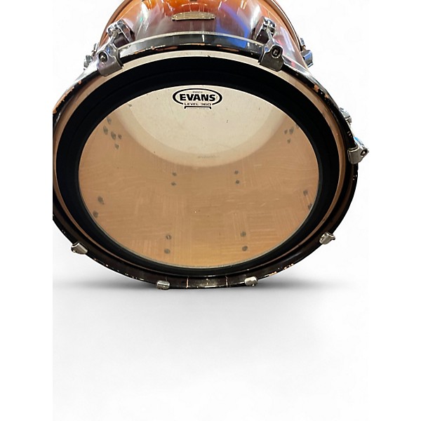 Used Pearl 5 Piece Session Custom 2 Color Sunburst Drum Kit