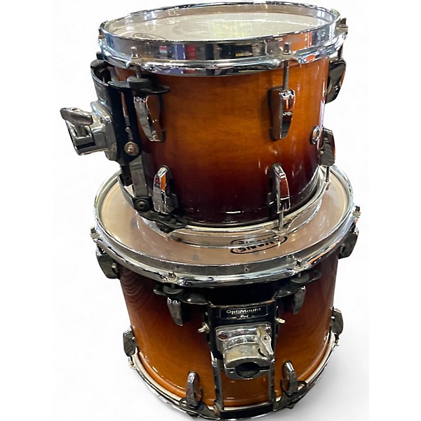 Used Pearl 5 Piece Session Custom 2 Color Sunburst Drum Kit