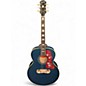 Used Epiphone SJ200 VIPER BLUE Acoustic Electric Guitar thumbnail