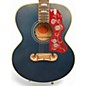 Used Epiphone SJ200 VIPER BLUE Acoustic Electric Guitar