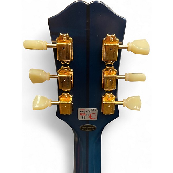 Used Epiphone SJ200 VIPER BLUE Acoustic Electric Guitar