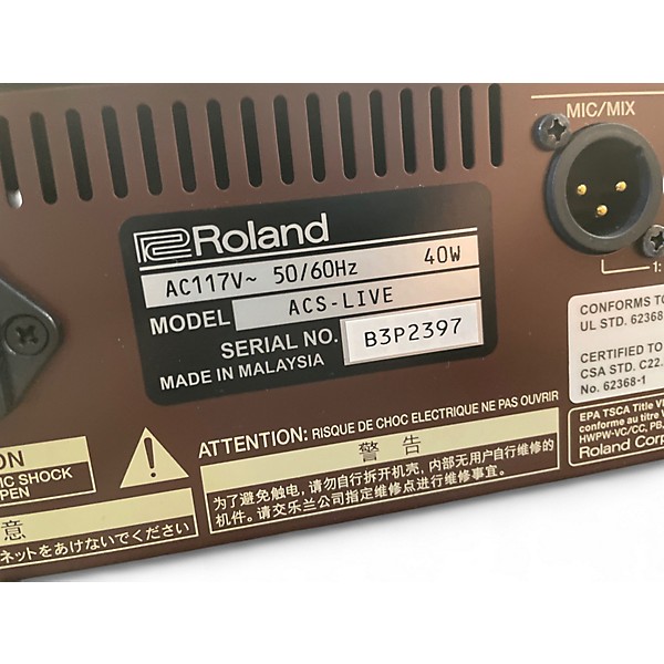 Used BOSS ACS-Live Acoustic Guitar Combo Amp