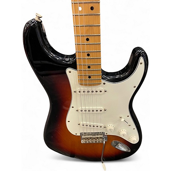 Used Fender Player Stratocaster 3 Tone Sunburst Solid Body Electric Guitar