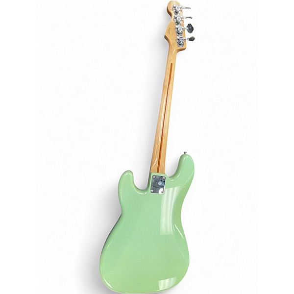 Used Fender Deluxe Precision Bass Special Sea Foam Green Metallic Electric Bass Guitar