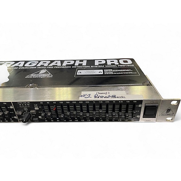 Used Behringer Ultra Graph Pro 15-Band Equalizer