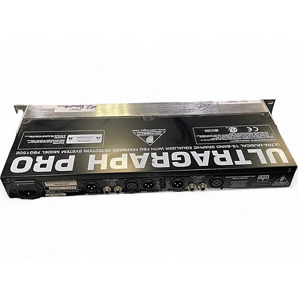 Used Behringer Ultra Graph Pro 15-Band Equalizer