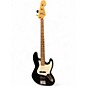 Used Fender Standard Jazz Bass Black and White Electric Bass Guitar thumbnail