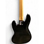Used Fender Standard Jazz Bass Black and White Electric Bass Guitar