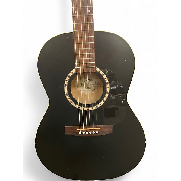 Used Art & Lutherie Folk Cedar Black Acoustic Guitar