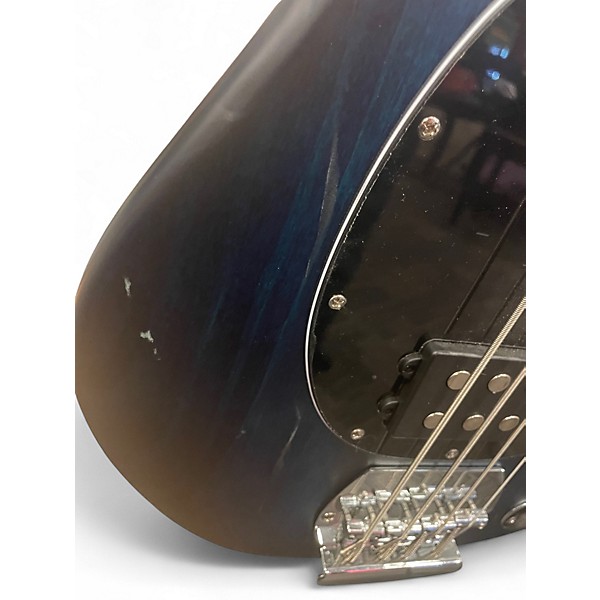 Used Sterling by Music Man Ray34 Baltic Blue Electric Bass Guitar