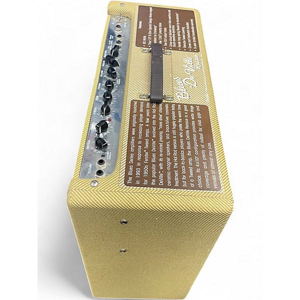 Used Fender Blues Deville 60W 4x10 Tweed Tube Guitar Combo Amp