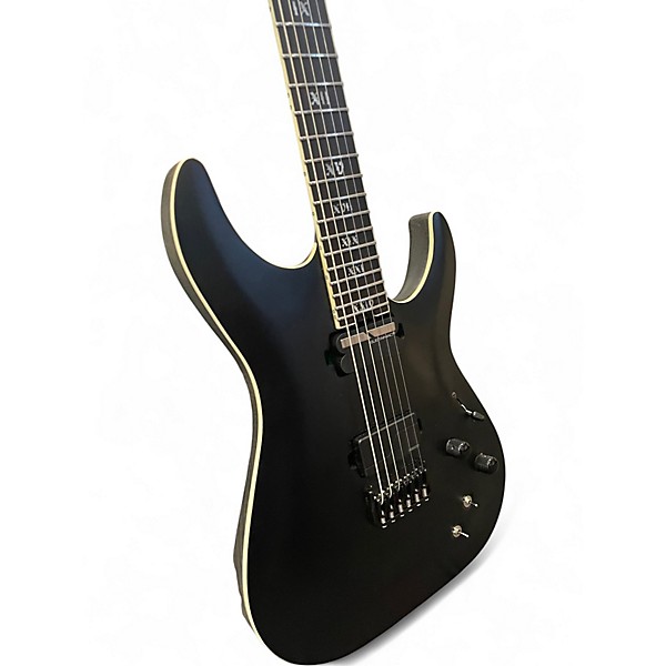 Used Schecter Guitar Research C-1 HT SLS Elite Evil TWIN BLACK Solid Body Electric Guitar
