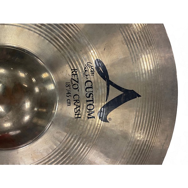Used Zildjian 18in A Custom Rezo Crash Cymbal