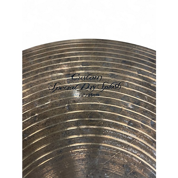Used Zildjian 10in CUSTOM SPECIAL DRY SPLASH Cymbal
