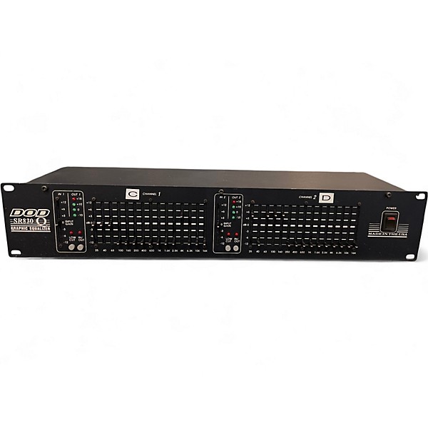Used DOD SR830QXLR Dual 15-Band Equalizer