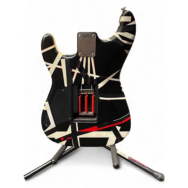 Used EVH ART SERIES RED/BLACK/WHITE Solid Body Electric Guitar