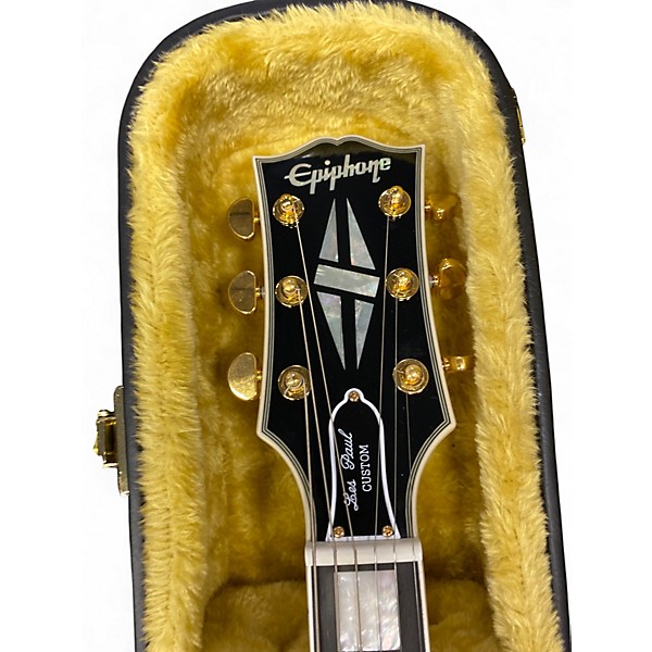 Used Epiphone INSPIRED BY GIBSON CUSTOM LES PAUL Alpine White Solid Body Electric Guitar