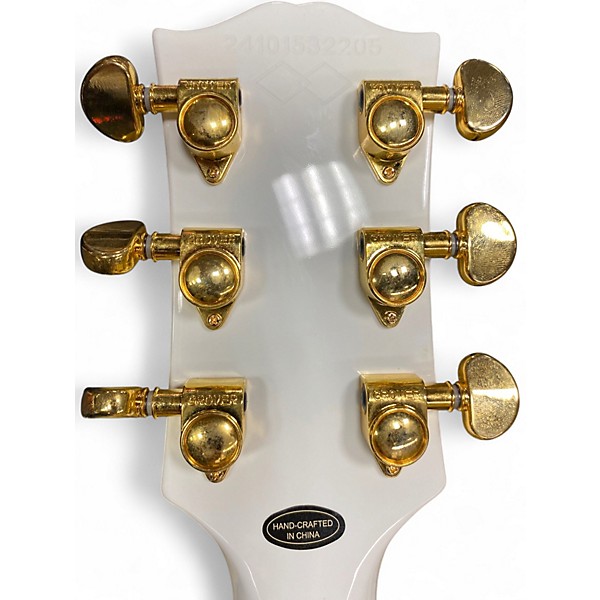 Used Epiphone INSPIRED BY GIBSON CUSTOM LES PAUL Alpine White Solid Body Electric Guitar