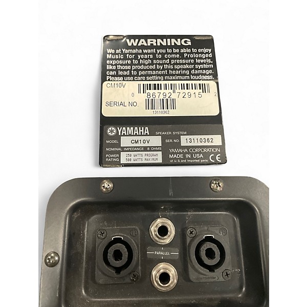 Used Yamaha Cm10v Unpowered Speaker