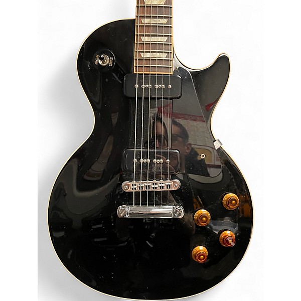 Used 2011 Gibson Les Paul Traditional Pro Black Solid Body Electric Guitar