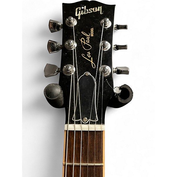 Used 2011 Gibson Les Paul Traditional Pro Black Solid Body Electric Guitar