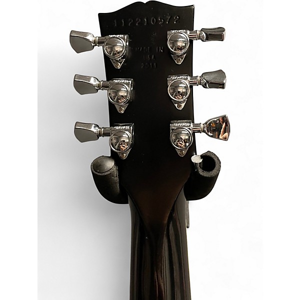 Used 2011 Gibson Les Paul Traditional Pro Black Solid Body Electric Guitar