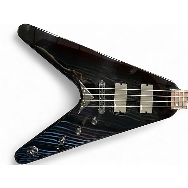 Vintage 1995 Dean V TOUR Black Electric Bass Guitar