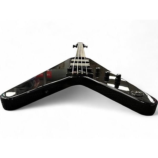 Vintage 1995 Dean V TOUR Black Electric Bass Guitar